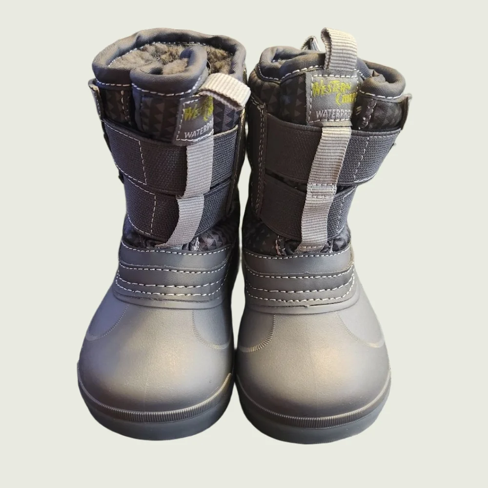 Baby Western Chief Denali Lighted Cold Weather Boots Grey Size 5